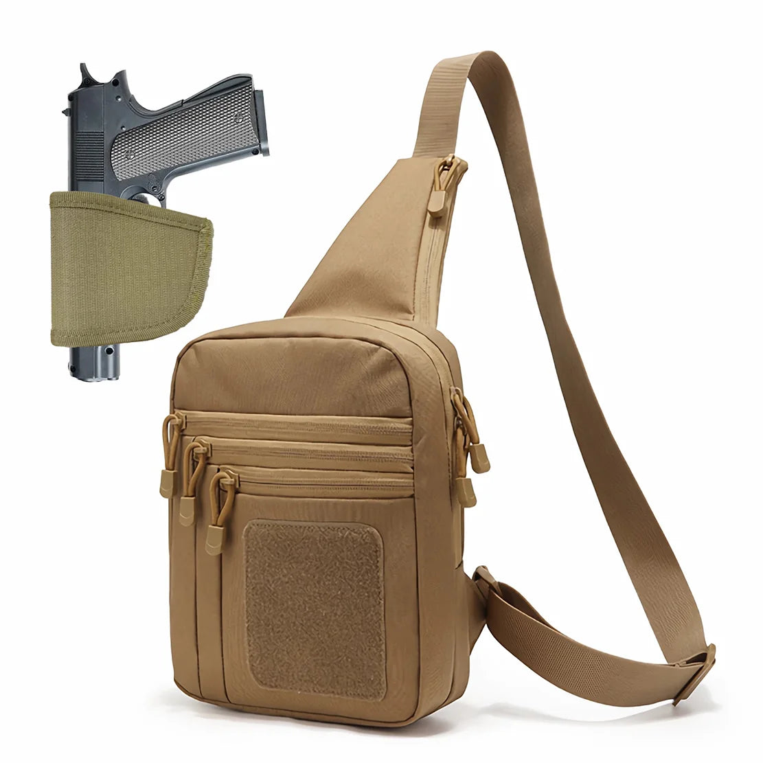 Concealed Carry Crossbody Gun Bag for Men