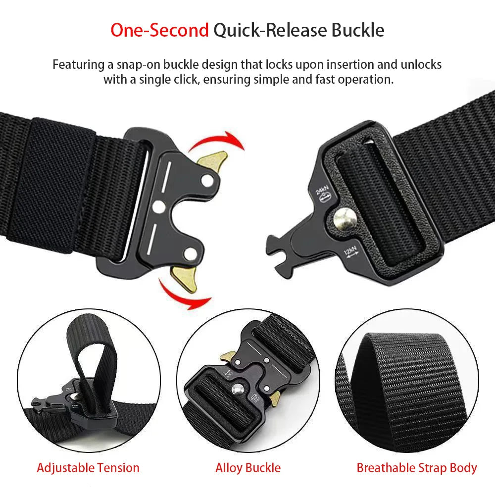 Tactical Belt for Men Expeditions