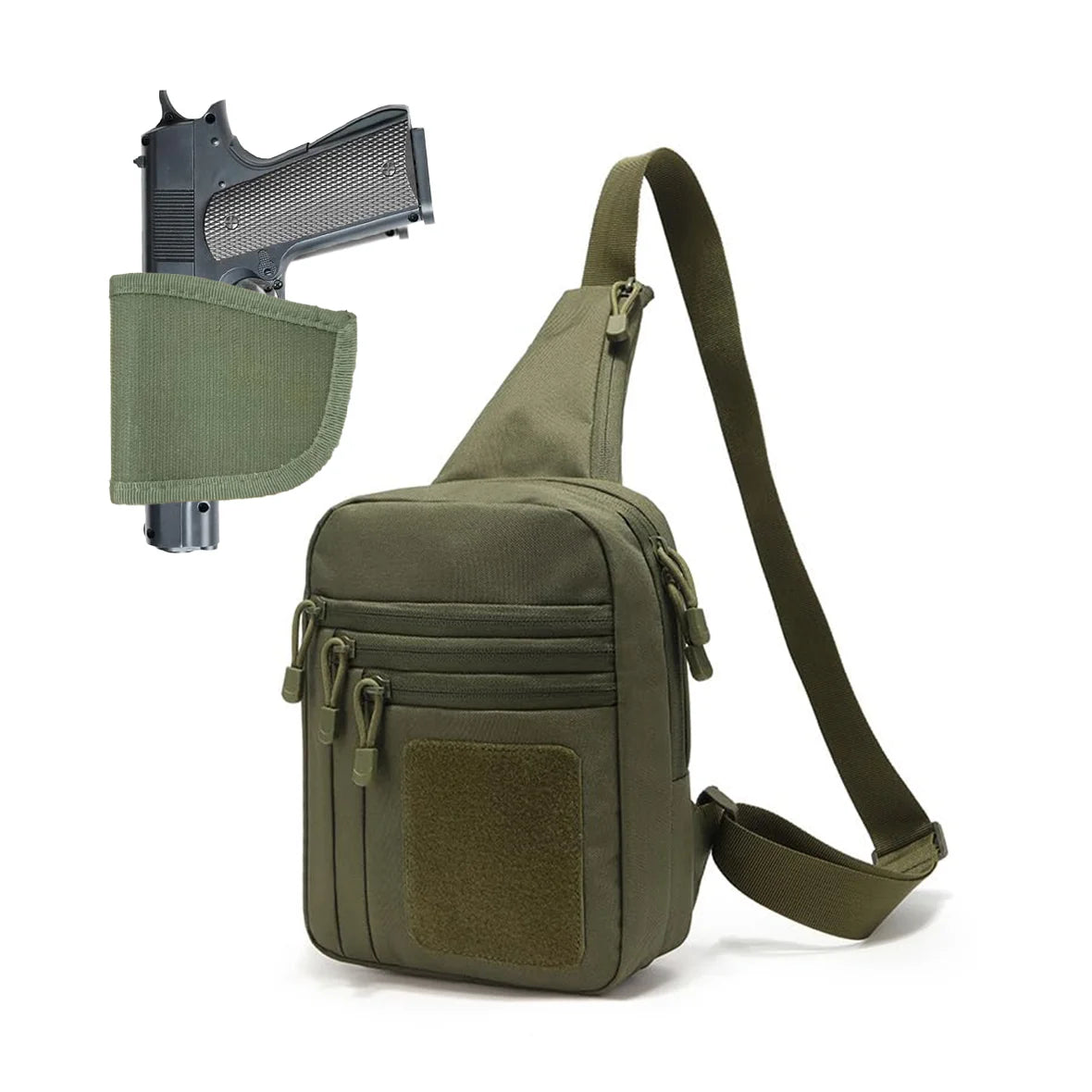 Concealed Carry Crossbody Gun Bag for Men