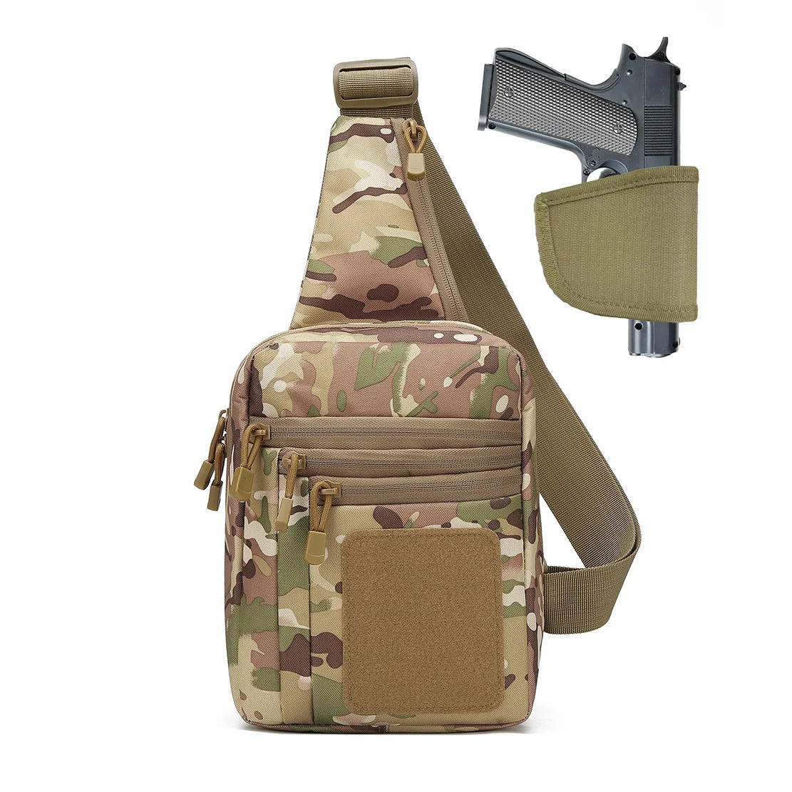 Concealed Carry Crossbody Gun Bag for Men