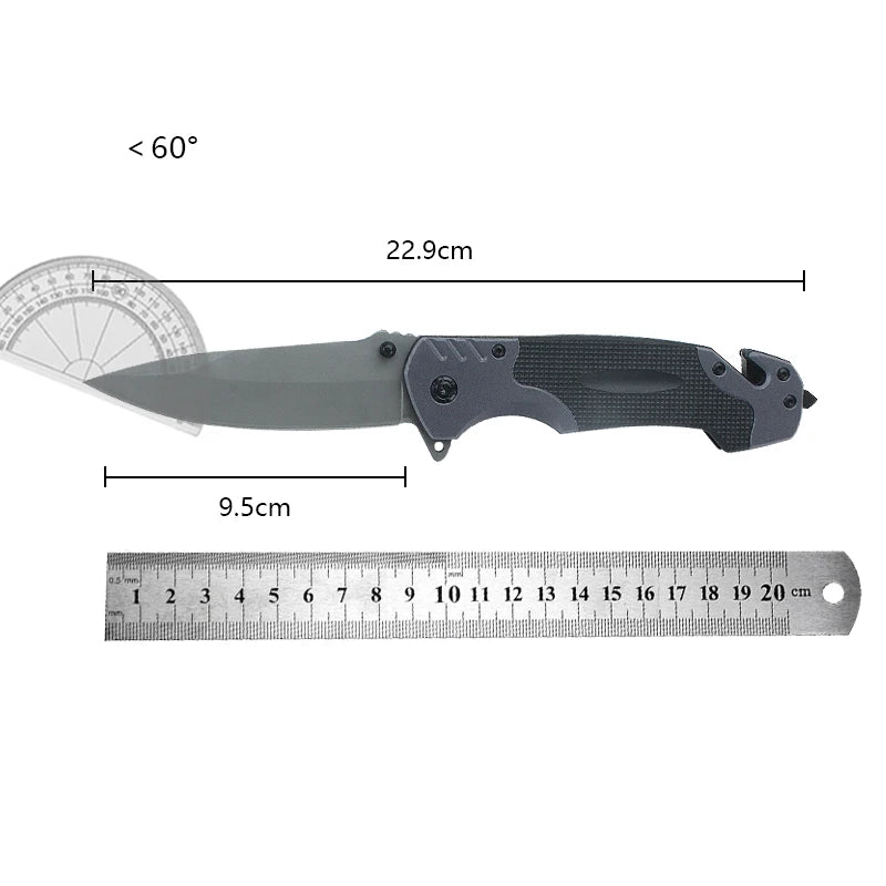 Multifunctional Folding Knife Tactical Defense Knife Outdoor Survival