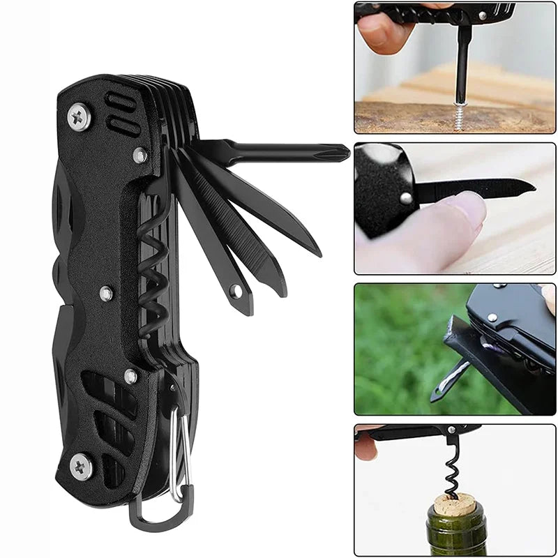 Multifunctional Folding Knife Swiss Army Portable Stainless Steel Pocket Knife