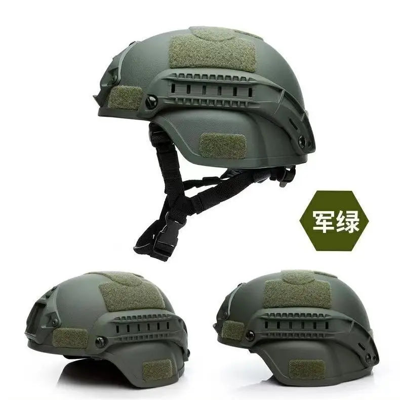 Tactical Military Helmet Set - Full Face Combat Helmet with Mask & Goggles, Durable for Training & Outdoor Enthusiasts