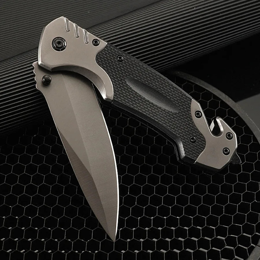 Multifunctional Folding Knife Tactical Defense Knife Outdoor Survival