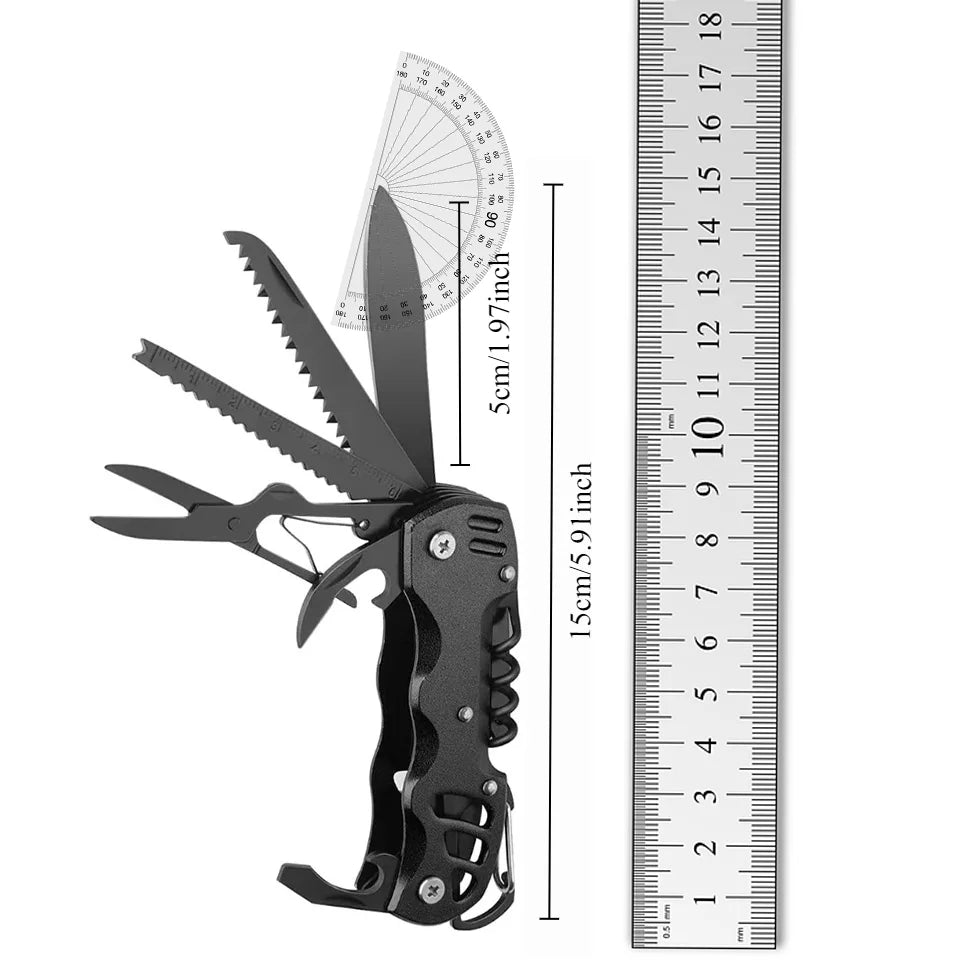 Multifunctional Folding Knife Swiss Army Portable Stainless Steel Pocket Knife