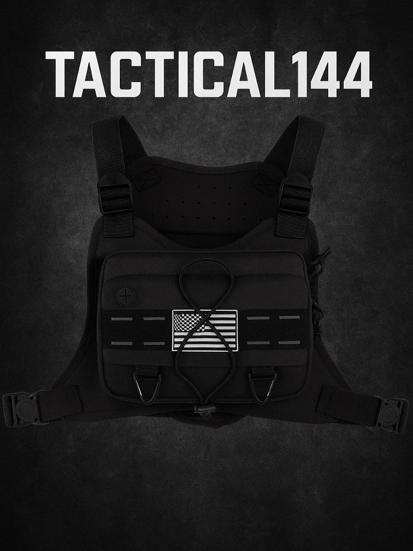 Vest Bag With Pocket Phone Holder Large Capacity Waterproof Tactical Vest