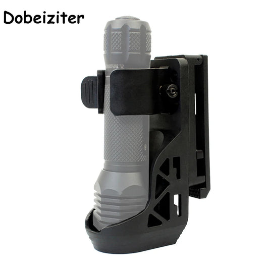 Tactic Flashlight Holsters with Side Lock System