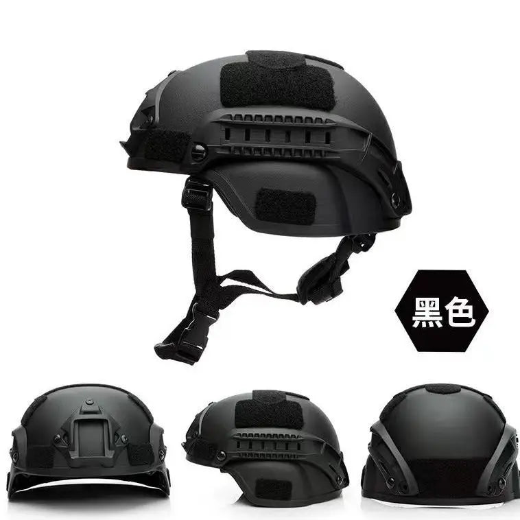 Tactical Military Helmet Set - Full Face Combat Helmet with Mask & Goggles, Durable for Training & Outdoor Enthusiasts