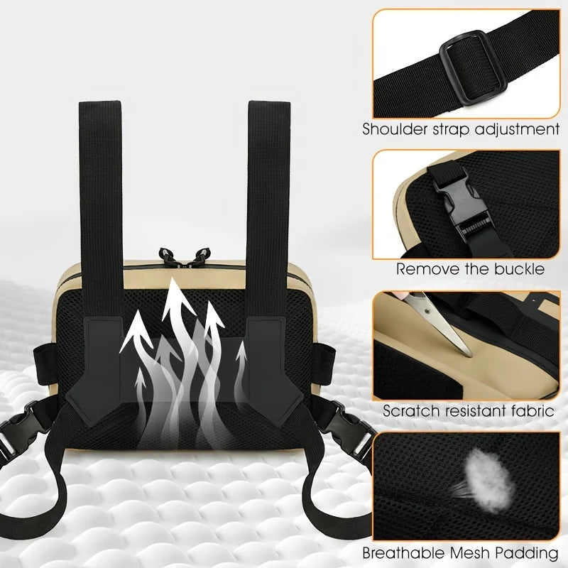 Tactical Vest Backpack - Large Capacity Multi-Functional Outdoor Bag