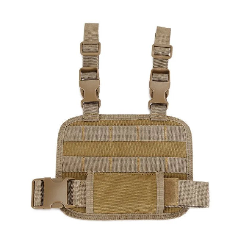 Tactical Drop Leg Platform Molle Adjustable Thigh Leg Panel Hanging Board Portable Cartridge Clip Pouch Leggings Pannier