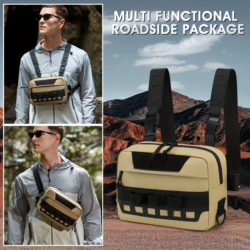 Tactical Vest Backpack - Large Capacity Multi-Functional Outdoor Bag